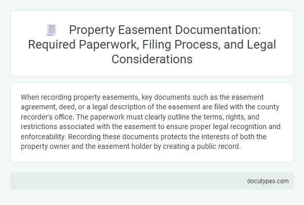 Property Easement Documentation: Required Paperwork, Filing Process, and Legal Considerations