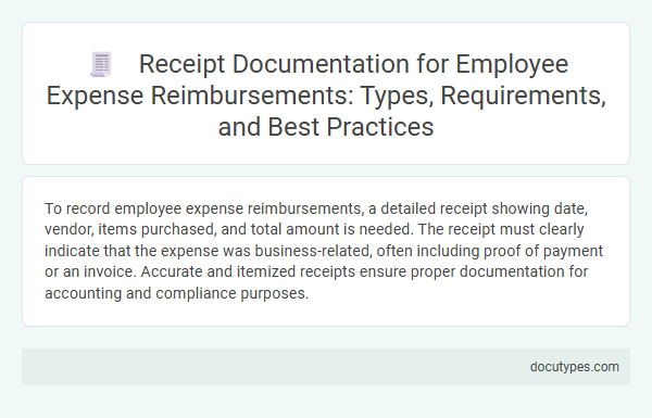 Receipt Documentation for Employee Expense Reimbursements: Types, Requirements, and Best Practices