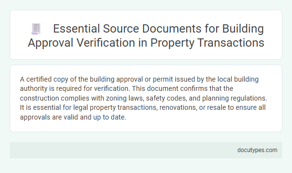 Essential Source Documents for Building Approval Verification in Property Transactions