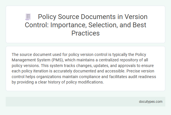 Policy Source Documents in Version Control: Importance, Selection, and Best Practices