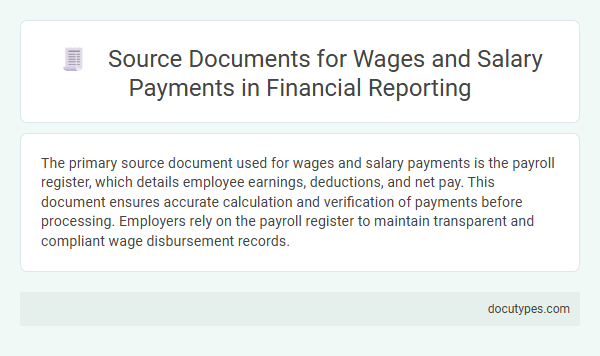Source Documents for Wages and Salary Payments in Financial Reporting