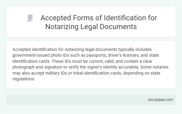 Accepted Forms of Identification for Notarizing Legal Documents