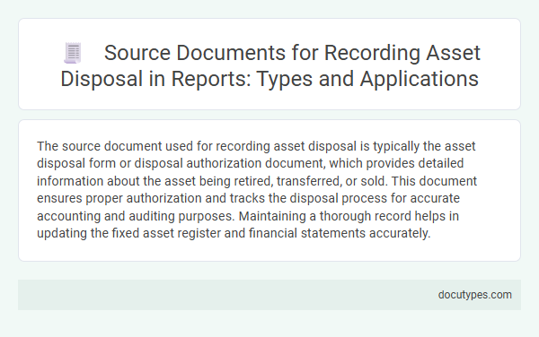Source Documents for Recording Asset Disposal in Reports: Types and Applications