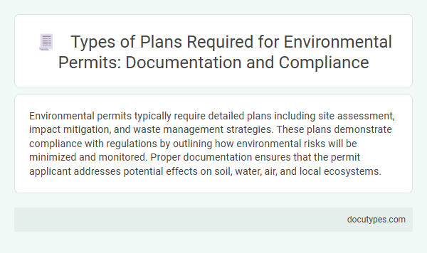 Types of Plans Required for Environmental Permits: Documentation and Compliance