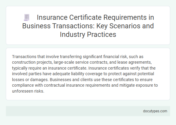 Insurance Certificate Requirements in Business Transactions: Key Scenarios and Industry Practices