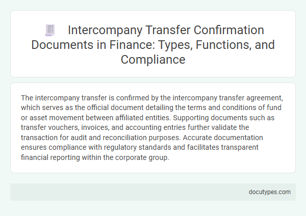 Intercompany Transfer Confirmation Documents in Finance: Types, Functions, and Compliance