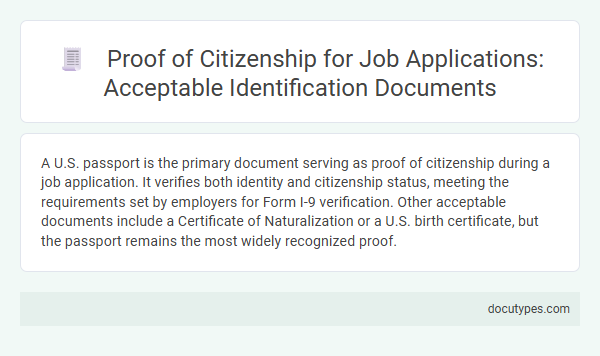 Proof of Citizenship for Job Applications: Acceptable Identification Documents