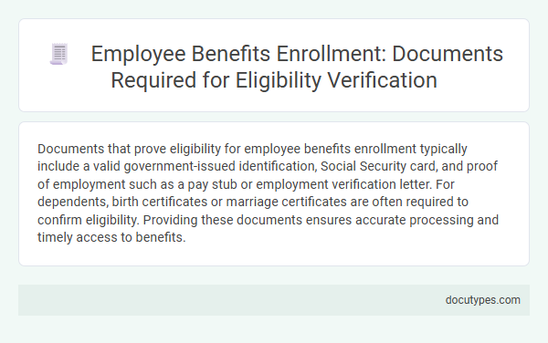 Employee Benefits Enrollment: Documents Required for Eligibility Verification