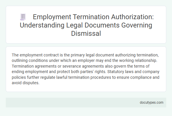 Employment Termination Authorization: Understanding Legal Documents Governing Dismissal