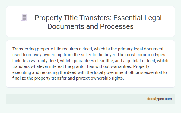 Property Title Transfers: Essential Legal Documents and Processes