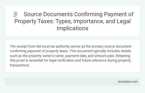 Source Documents Confirming Payment of Property Taxes: Types, Importance, and Legal Implications
