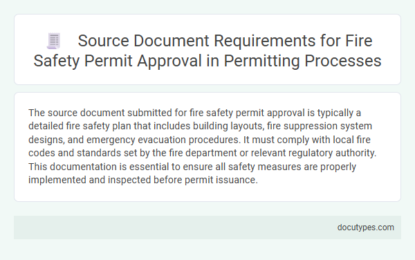 Source Document Requirements for Fire Safety Permit Approval in Permitting Processes