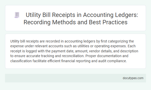 Utility Bill Receipts in Accounting Ledgers: Recording Methods and Best Practices
