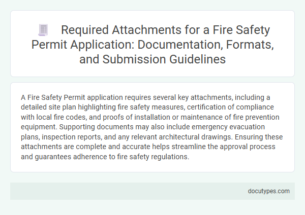 Required Attachments for a Fire Safety Permit Application: Documentation, Formats, and Submission Guidelines