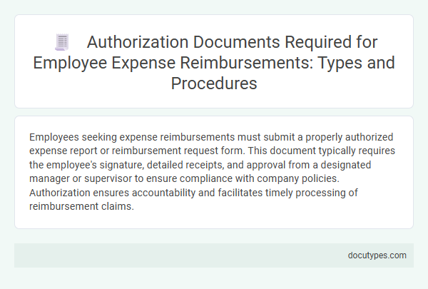 Authorization Documents Required for Employee Expense Reimbursements: Types and Procedures