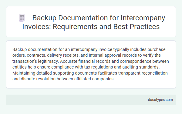 Backup Documentation for Intercompany Invoices: Requirements and Best Practices