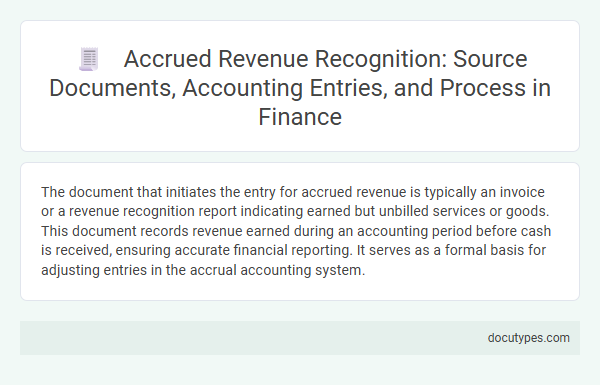 Accrued Revenue Recognition: Source Documents, Accounting Entries, and Process in Finance