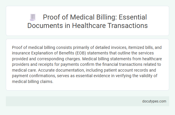 Proof of Medical Billing: Essential Documents in Healthcare Transactions