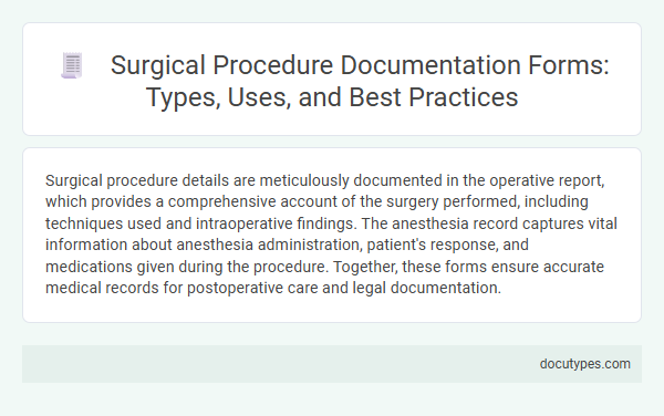Surgical Procedure Documentation Forms: Types, Uses, and Best Practices