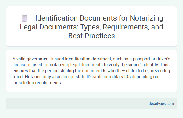 Identification Documents for Notarizing Legal Documents: Types, Requirements, and Best Practices