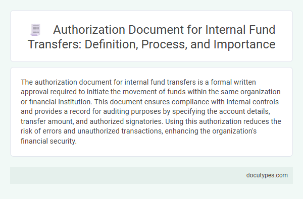 Authorization Document for Internal Fund Transfers: Definition, Process, and Importance