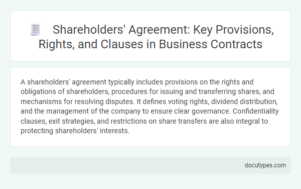 Shareholders' Agreement: Key Provisions, Rights, and Clauses in Business Contracts