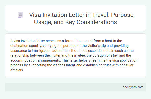 Visa Invitation Letter in Travel: Purpose, Usage, and Key Considerations