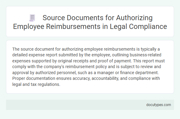 Source Documents for Authorizing Employee Reimbursements in Legal Compliance