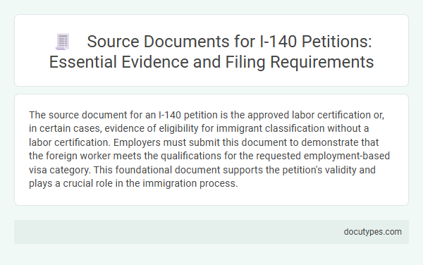 Source Documents for I-140 Petitions: Essential Evidence and Filing Requirements