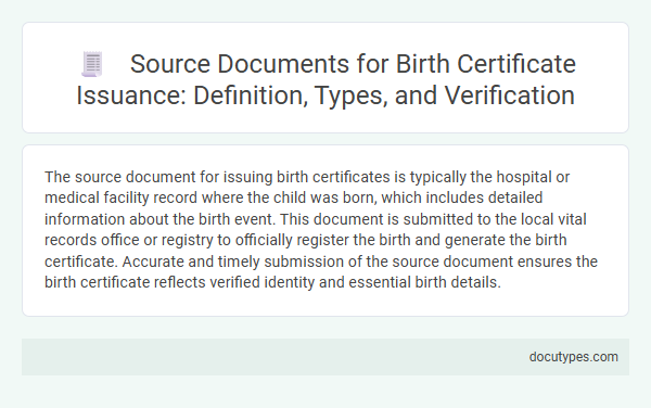 Source Documents for Birth Certificate Issuance: Definition, Types, and Verification