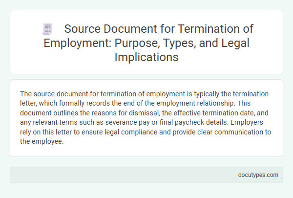 Source Document for Termination of Employment: Purpose, Types, and Legal Implications