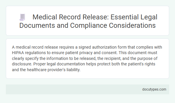 Medical Record Release: Essential Legal Documents and Compliance Considerations