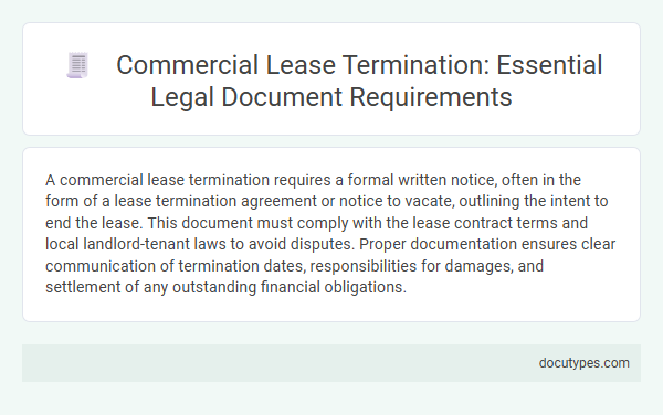 Commercial Lease Termination: Essential Legal Document Requirements