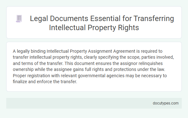 Legal Documents Essential for Transferring Intellectual Property Rights