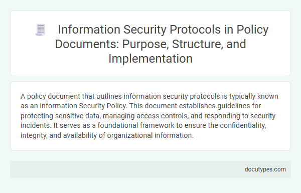 Information Security Protocols in Policy Documents: Purpose, Structure, and Implementation