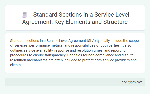 Standard Sections in a Service Level Agreement: Key Elements and Structure