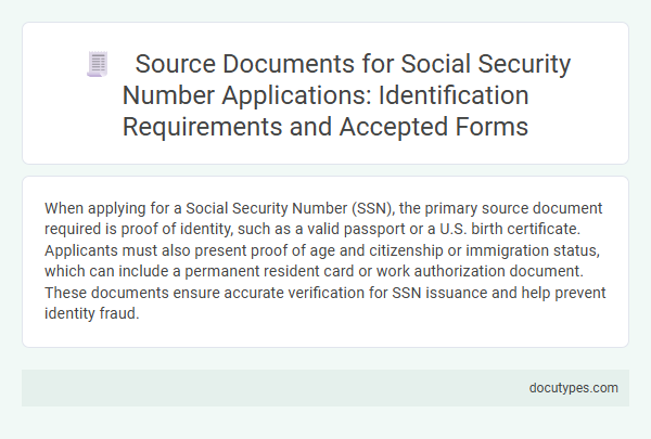 Source Documents for Social Security Number Applications: Identification Requirements and Accepted Forms