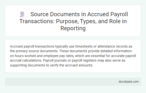 Source Documents in Accrued Payroll Transactions: Purpose, Types, and Role in Reporting