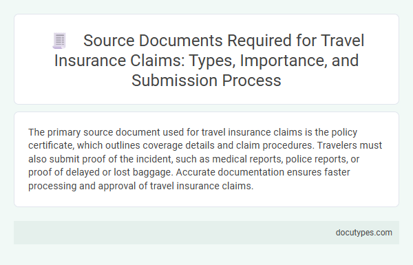 Source Documents Required for Travel Insurance Claims: Types, Importance, and Submission Process