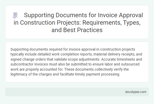 Supporting Documents for Invoice Approval in Construction Projects: Requirements, Types, and Best Practices