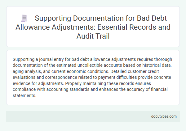 Supporting Documentation for Bad Debt Allowance Adjustments: Essential Records and Audit Trail