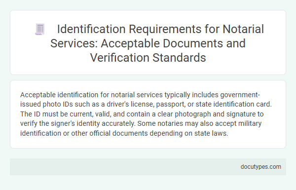 Identification Requirements for Notarial Services: Acceptable Documents and Verification Standards