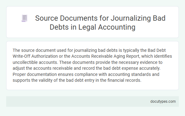Source Documents for Journalizing Bad Debts in Legal Accounting