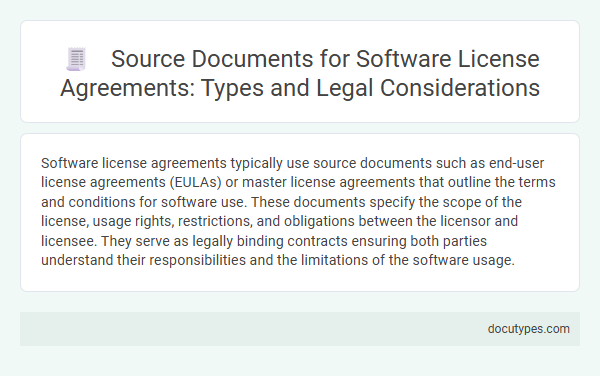 Source Documents for Software License Agreements: Types and Legal Considerations