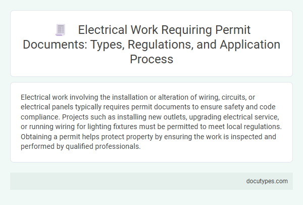 Electrical Work Requiring Permit Documents: Types, Regulations, and Application Process