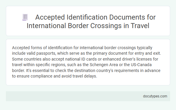 Accepted Identification Documents for International Border Crossings in Travel