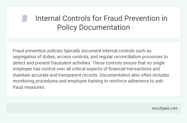 Internal Controls for Fraud Prevention in Policy Documentation