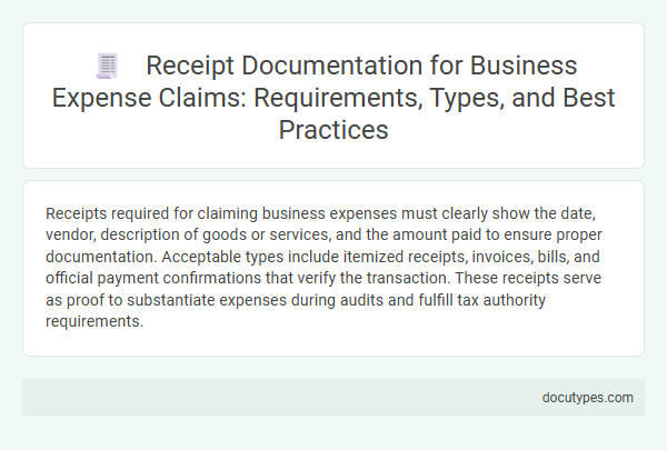Receipt Documentation for Business Expense Claims: Requirements, Types, and Best Practices