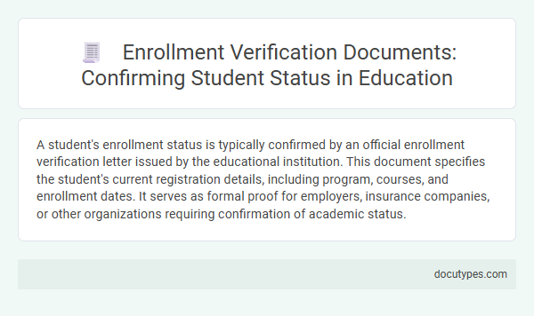 Enrollment Verification Documents: Confirming Student Status in Education