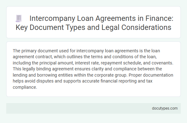 Intercompany Loan Agreements in Finance: Key Document Types and Legal Considerations